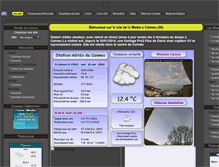 Tablet Screenshot of cannesmeteo.com